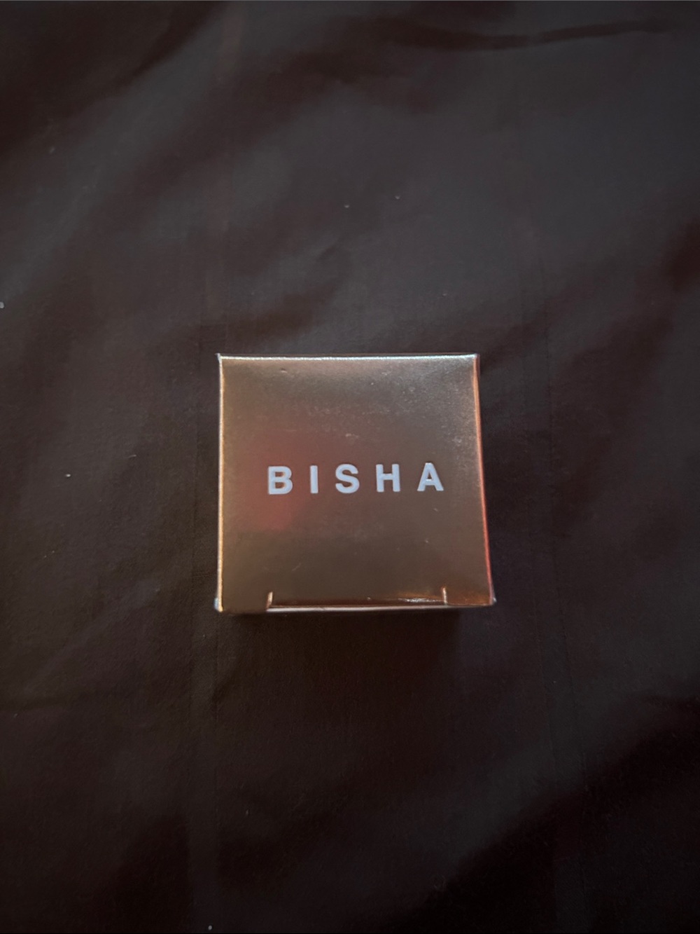 ISH Rose Gold Setting Powder Compact — Radiant Finish mini size
